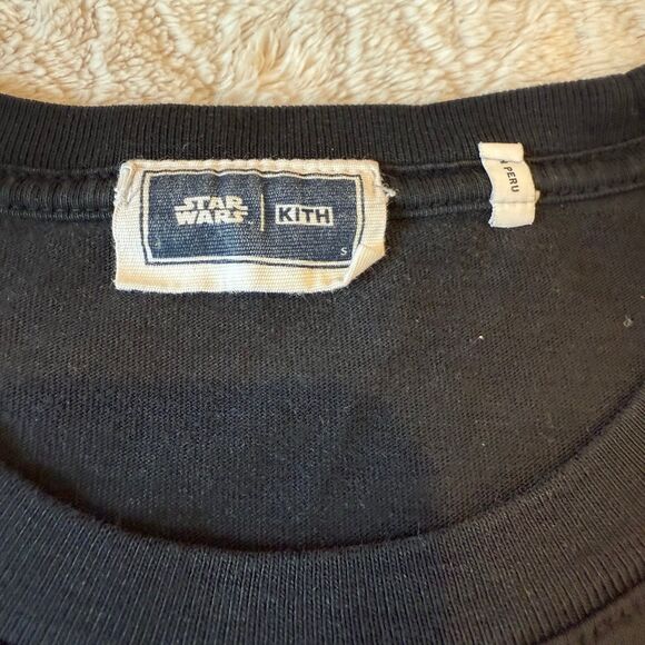 Kith x STAR WARS Beginning Vintage Tee Black (FW21) Sz Small - Picture 4 of 7